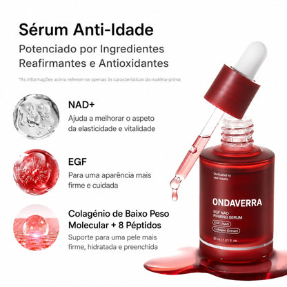 Sérum Refirmante Anti-Idade EGF + NAD+ | ONDAVERRA